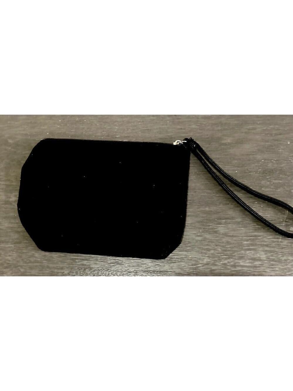Victoria Secret Black Sequin Clutch Wristlet - Picture 4 of 4